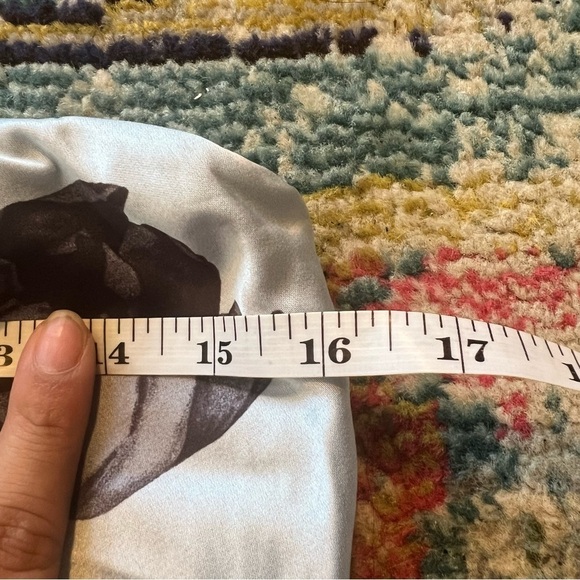 Cider midi dress blue with printed flowers size M NWT - Picture 5 of 6